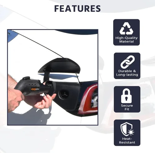 Vista 4 de Cerradura de cargador Tesla para adaptador J1772, compatible con todos los modelos Tesla 3/Y, S (2022+), X (2023+) para cerradura Tesla a J1772