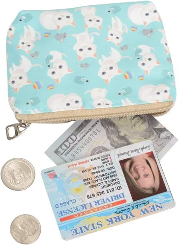 Vista 4 de Monedero para mujer y niña, diseño de monedero