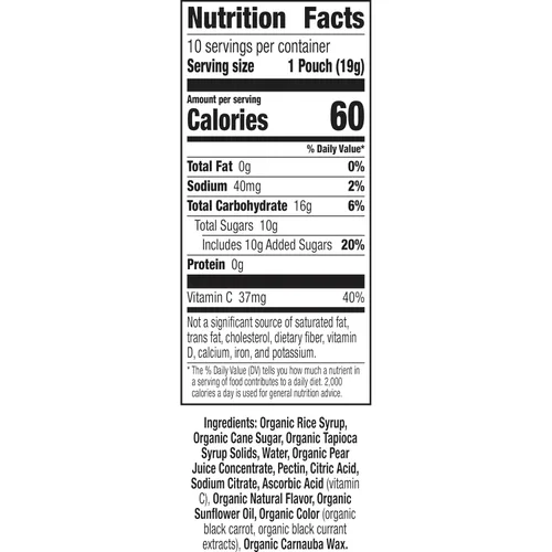 Vista 2 de Annie's Organic Berry Patch - Snacks de frutas con sabor a conejito, sin gluten, 10 bolsas, 7 onzas