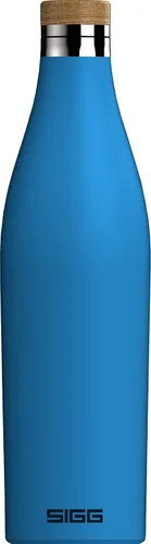 Vista 18 de SIGG - Botella de agua aislada - Meridian Black - A prueba de fugas y extra delgada - Sin BPA - Sin plástico - Acero inoxidable 18/8 - Doble pared