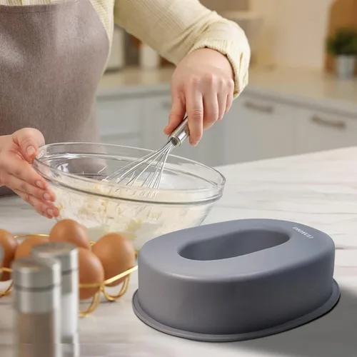 Vista 4 de Dioycli - Moldes de silicona para tartas número 0, 10 pulgadas 3D DIY Mold, Easy Release & Nonstick, BPA-free, Heat Resistant from -40°F to 446°F