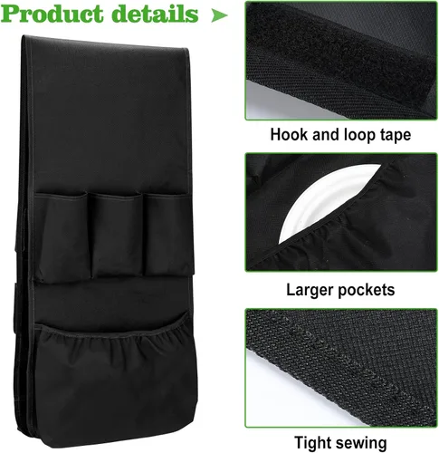 Vista 4 de Mini organizador extendido para nevera, 55 x 13 pulgadas, organizador de almacenamiento para el regreso a la escuela, dormitorio y oficina, sobre