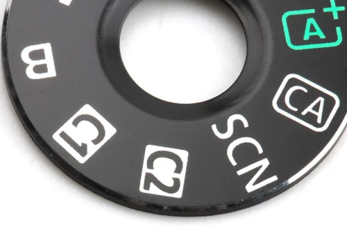 Vista 4 de Botón de tapa de interfaz Pieza de repuesto para Canon EOS 6D, placa de modo de dial para Canon EOS 6D, accesorios de reparación de cámara digital