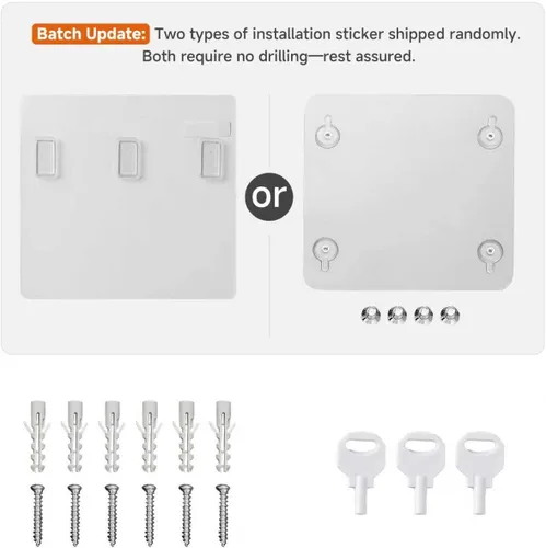 Vista 9 de Cabo Deseado Dispensador de Jabón para Ducha Montado en Pared Sin Taladro Dispensador de Champú para Pared de Ducha Dispensador de Champú