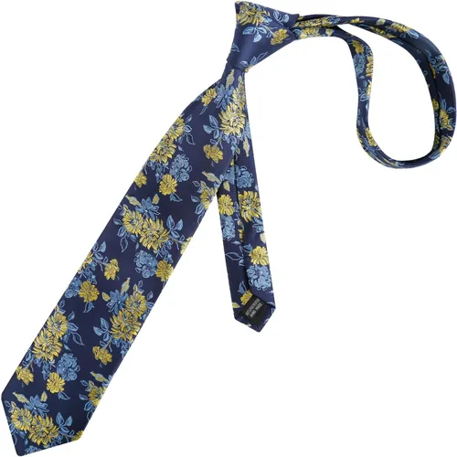 Vista 91 de Alizeal Mens 3.15inches Leaf Flower Pattern Tie with Floral Pocket Square Set