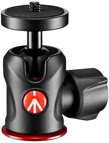 Vista 10 de Manfrotto Cabezal de bola central 490, para trípodes de cámara, cabezal de bola fluida para trípodes ergonómicos y funcionales, estabilizador