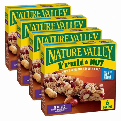 Vista 20 de Nature Valley Barras de granola de frutas y nueces, cereza de chocolate oscuro, 6 unidades, 7.4 onzas