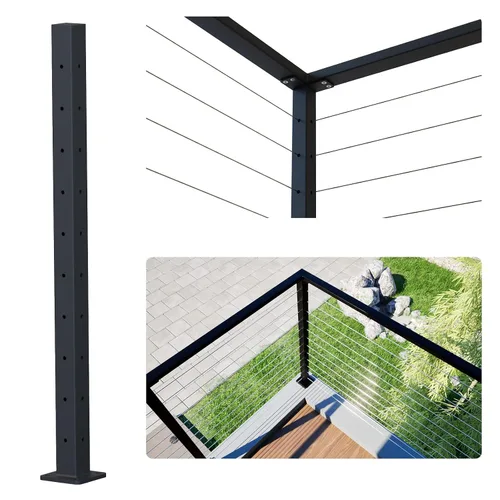 Vista 8 de Dawn Railing Arandela biselada de ángulo de 33 grados de 3/8 pulgada 10mm, paquete de 20 T316 arandelas angulares de acero inoxidable para kit