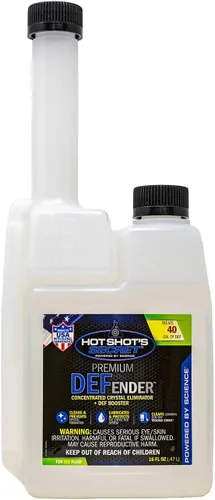Vista 8 de Hot Shot's Secret Defender DEF Booster Aditivo 8 oz – Trata 20 galones – Tratamiento diésel DEF para líquido de escape diésel, limpia y evita