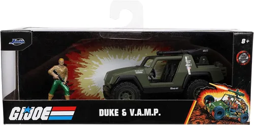 Vista 2 de Jada Toys G.I. Joe 1:32 V.A.M.P - Vehículo fundido a presión con figura de Duke, 33083