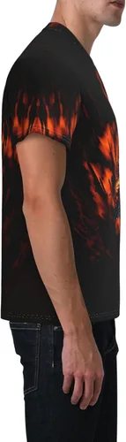 Vista 3 de Camisetas de moda para adultos, con estampado 3D de anime, cuello redondo, manga corta, regalo de cumpleaños para hombres, mujeres, jóvenes y niños