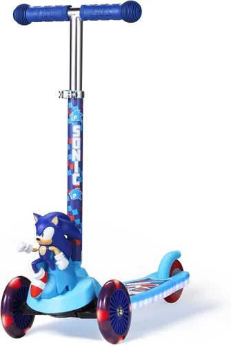 Vista 13 de Kick Scooter for Kids, 3 Wheel Self Balancing, Light Up LED Wheels