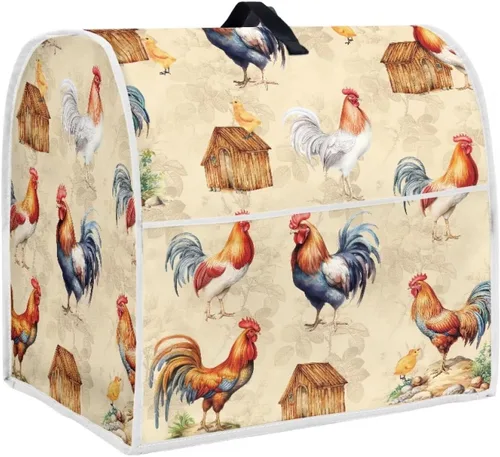 Vista 17 de Funda para batidora de pie de libélula bohemia compatible con mezclador de cocina de 4.5 a 5 cuartos de galón, a prueba de polvo, cubierta