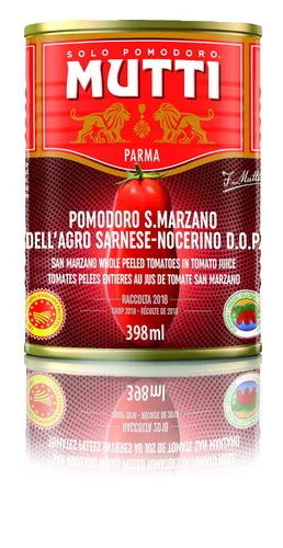 Vista 12 de Mutti Tomates PDO San Marzano auténticos pelados enteros lata de 14 onzas