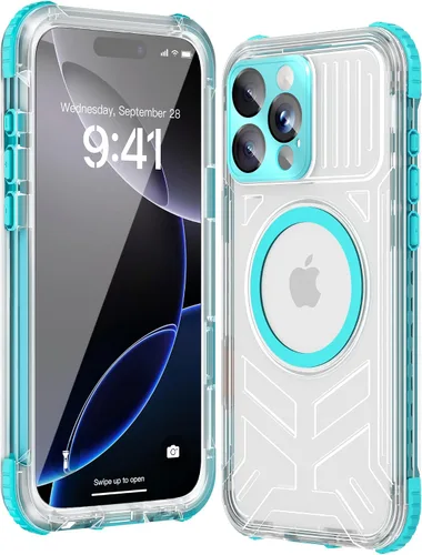 Vista 49 de WIFORT Funda impermeable para iPhone 15, [IP68 bajo el agua a prueba de polvo] [pantalla integrada] [15 pies a prueba de golpes militar], cubierta