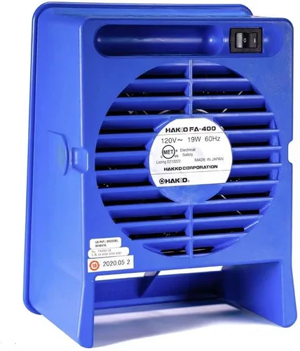 Vista 3 de HAKKO FA400 – 04 extractor de humo ESD de mesa