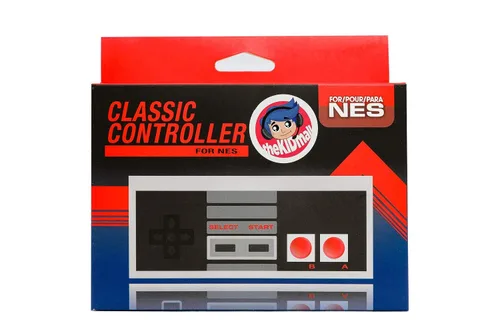 Vista 2 de TheKidMall NES Classic Mini Edition Wired Controller for Nintendo Mini Video Game Console with Extra Long 6 Cable 6-Pin Plug Compatible With NES