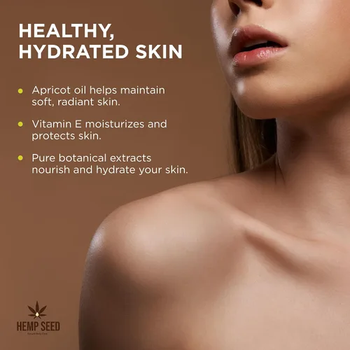 Vista 4 de Aceite corporal y de masaje de semillas de cáñamo, 8 onzas líquidas, aceite de masaje nutritivo e hidratante, aceite de semillas de cáñamo