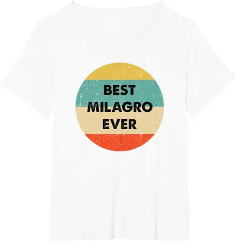Vista 45 de Camiseta Milagro Name, Negro