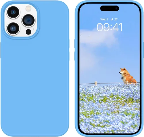 Vista 12 de GUAGUA Funda compatible con iPhone 17 Pro Max de 6.9 pulgadas, silicona líquida, goma de gel suave, delgada, forro de microfibra delgada