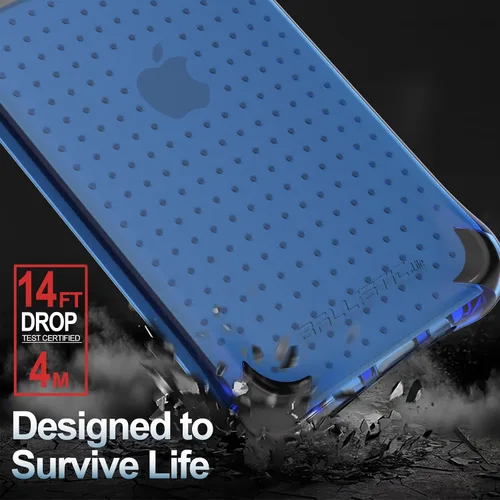 Vista 4 de BALLISTIC Raptor S Series Funda diseñada para iPhone 12 Pro Max (2020) con esquinas de B-Labs contra caídas, funda protectora para iPhone12 Pro Max