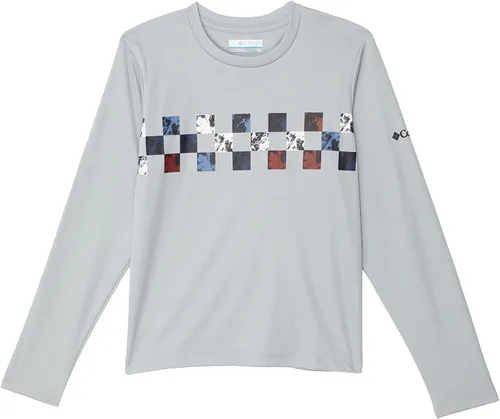 Vista 10 de Columbia Camiseta Grizzly Peak Ls Graphic para niño Negro Gema Berg