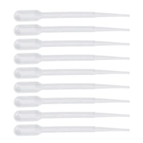 Vista 6 de Bettomshin pipetas desechables de plástico de 0.0 fl oz de longitud de 2,52 pulgadas de longitud transparente de transferencia graduada, cuentagotas