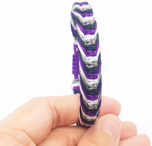 Vista 6 de LAMIBEE Pulsera tibetana con diseño de pansexualidad bisexual LGBT Proud Love Brazaletes de cuerda de amuleto y bohemio para mujeres y hombres