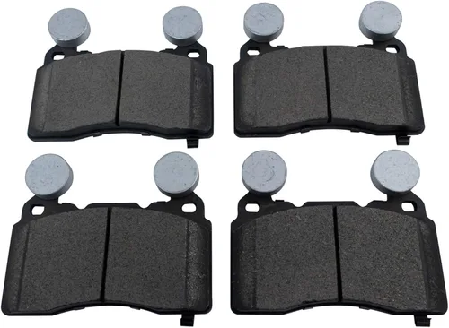 Vista 4 de Juego de pastillas de freno de cerámica delanteras y traseras compatibles con Chevrolet Camaro 2010-2015 SS 2015-2017