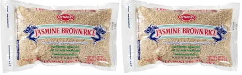 Vista 3 de Dynasty, Arroz de jazmín marrón, 2 libras