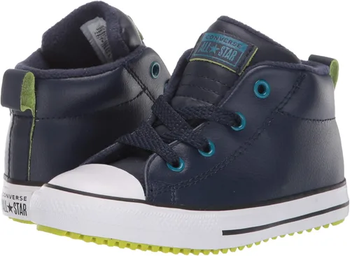 Vista 7 de Converse Chuck Taylor All Star - Botas de deporte de cuero unisex para niños