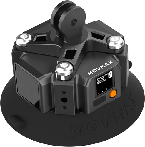 Vista 11 de MOVMAX Soporte de Cámara Electrónica Solar con Ventosa, Soporte de Succión de Metal de 4.5" con Orificios de Montaje de 1/4" y 3/8" para ARRI