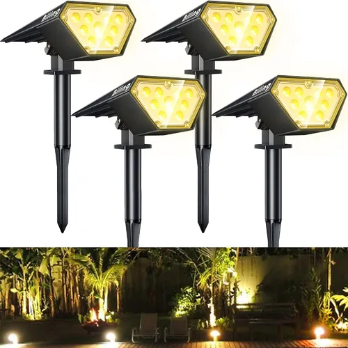 Vista 8 de Luces solares para exteriores, 2 en 1, para paisaje