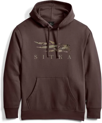 Vista 13 de Sudadera con capucha SITKA Gear Everyday Icon Optifade para hombre Negro cubierta