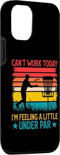 Vista 3 de iPhone 15 Can't Work Today I'm Feeling A Little Under Par - Disc Golf Case