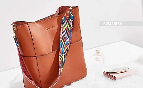 Vista 7 de BOSTANTEN - Bolsos de cuero al hombro tipo balde para mujer