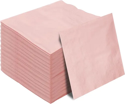 Vista 14 de Servilletas de cóctel negras de 2 capas, servilletas de bebidas, servilletas de postre, servilletas de papel desechables para bodas, fiestas
