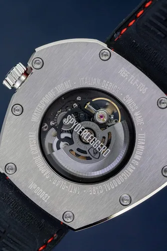 Vista 2 de Tonino Lamborghini Reloj automático Spyderleggero esqueleto rojo titanio TLF-T06-2 Rojo - Reloj de esqueleto