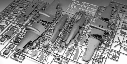 Vista 7 de Revell RV03854 03854 Beaufighter IF Nightfighter Plastic Model kit escala 1:48, sin pintar