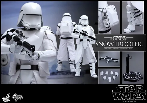Vista 7 de Hot Toys Star Wars The Force Awakens 12" MMS First Order Snowtrooper 902551 Star Wars The Force Awakens - Figura de acción de 12 pulgadas MMS