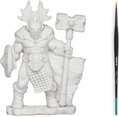 Vista 5 de Vallejo Xpress Color Starter Set for Painting Figures, Includes Exclusive Figure, Synthetic Brush and Step-by-Step Guide, Ideal for Skin, Scales