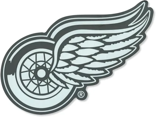 Vista 4 de NHL 8 x 8 blanco Decal troqueladas