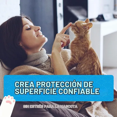 Vista 5 de Protector de muebles antiarañazos para gatos, protector de arañazos de sofá contra gatos, protección de muebles contra arañazos de gatos (10XL)