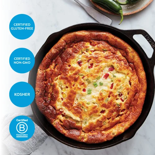 Vista 6 de King Arthur Mezcla de pan de maíz y muffins sin gluten, 14 onzas (paquete de 6)