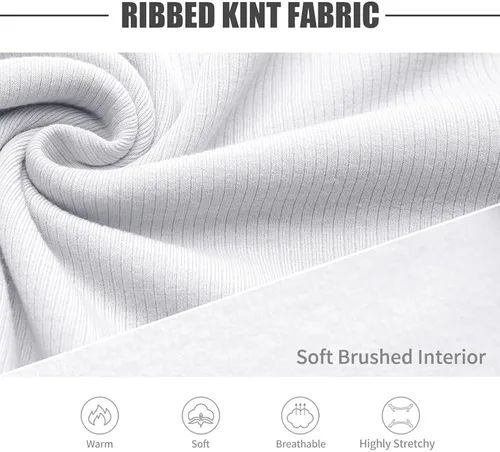 Vista 4 de Camisas de manga larga con cuello alto falso para hombre