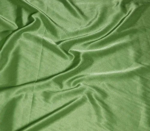 Vista 11 de Tela sólida de crepé satinado de 60 pulgadas de ancho vendida por yarda (Aqua)