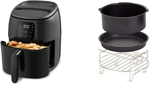 Vista 8 de DASH Tasti-CrispTM - Freidora de aire digital con tecnología AirCrisp, ajustes preestablecidos, control de temperatura y función de apagado