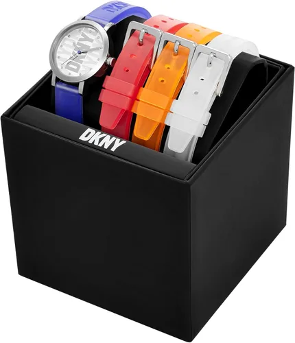 Vista 8 de DKNY Soho - Reloj de vestir delgado de cuarzo de acero inoxidable para mujer