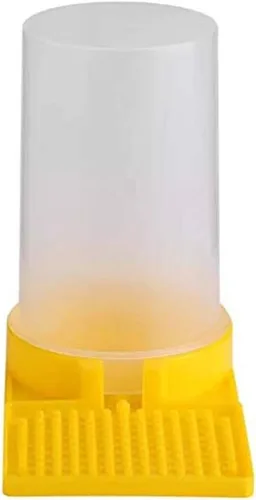Vista 5 de Paquete de 2 alimentadores de agua de abeja, colmena de apicultura, alimentador de entrada de colmena, apicultura, bebida, mariposa, baño, estación