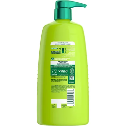 Vista 2 de Garnier Fructis Grow Strong Acondicionador, 33.8 onzas líquidas, 1 unidad (el embalaje puede variar)
